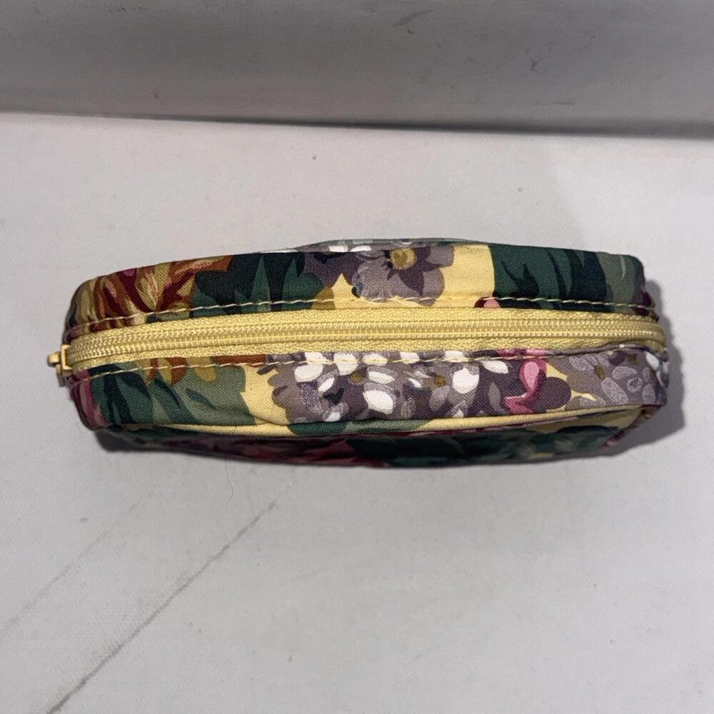 Vintage Lauren Ralph Lauren Yellow Floral CottageCore Mini Cosmetic Jewelry Case - Picture 8 of 13